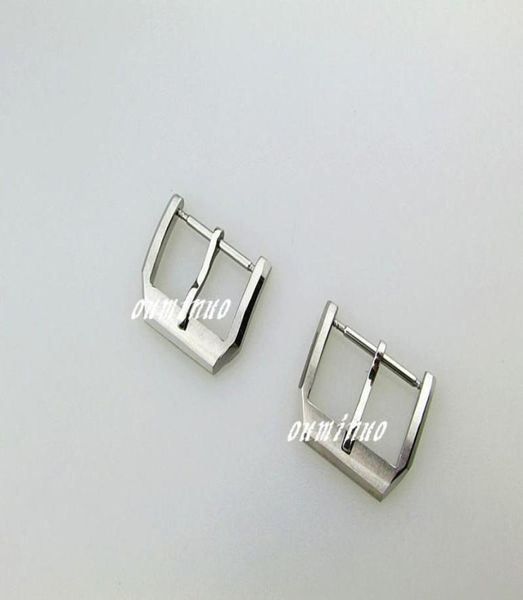 

18mm new silver stainless steel watch bands strap bracelets clasp buckle use for iwc watch bands5805894, Black;brown