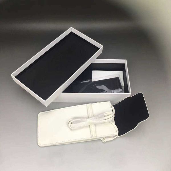 

ce mirror triumphal arch white letter shoulder bag glasses storage gift box