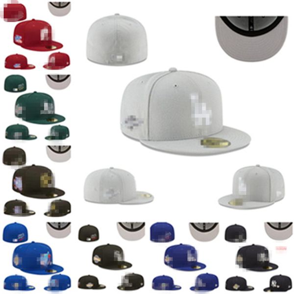 

men baseball fitted hats classic hip hop boston sport full fitted bill casquette sports hats for men strapback snap back trucker hat size 7-, Blue;gray