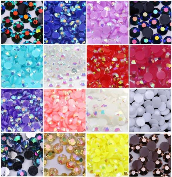 

jelly white ab resin flat back rhinestone all size 3mm4mm5mm6mm in whole prcie with quality rhinestone5506515, Black