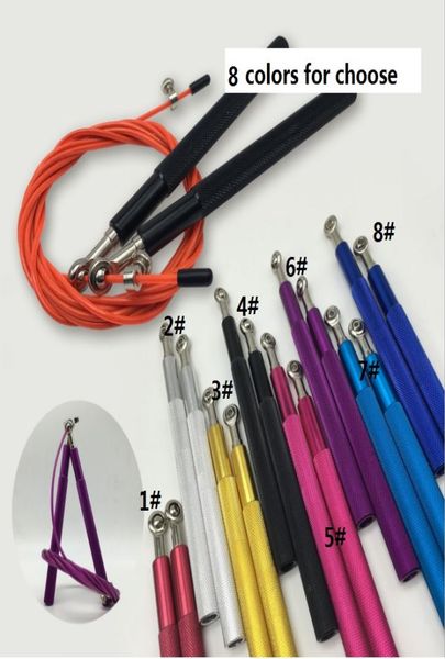 

speed jump rope fitness equipment crossfit skipping ball bearing metal handle stainless steel cable 3m9763962