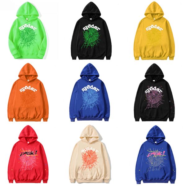 

men's hoodies sweatshirts clothes designer hip hop young thug spider harajuku luxury streetwear anime hoodie size s2xl 230715, Black