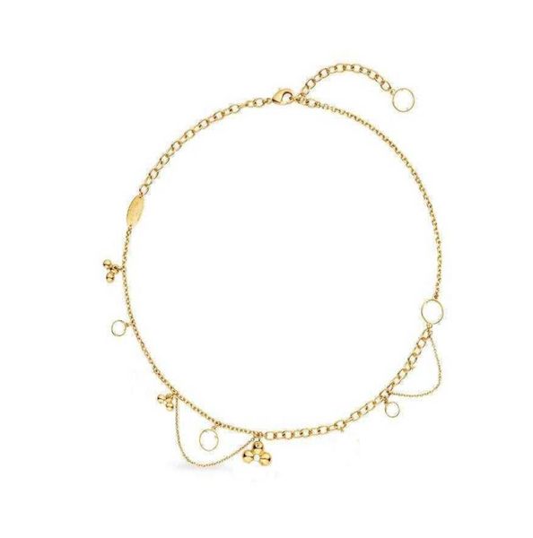 

classic design bracelet for woman flower element with chain tail adjustable size bracelets fashion trend necklace6618809, Golden;silver