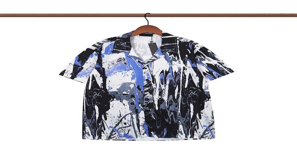 

new short sleeve mens shirt luxury designer fashion trend wear business casual brand spring summer sizesxl2657636, White;black