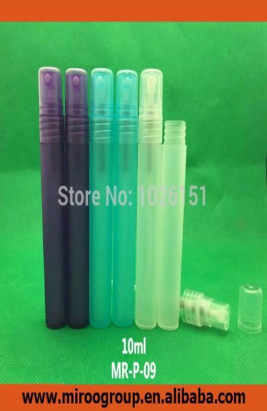

whole 1002pcs 10ml plastic pp empty hand sanitizer perfume spray bottle with atomizer sprayer plain cap3 colors to mix2683576