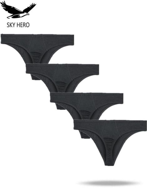 

underpants 4pcslot men underwear briefs male panties for man gay jockstrap clothes calzoncillos hombre thong brief4168773, Black;white