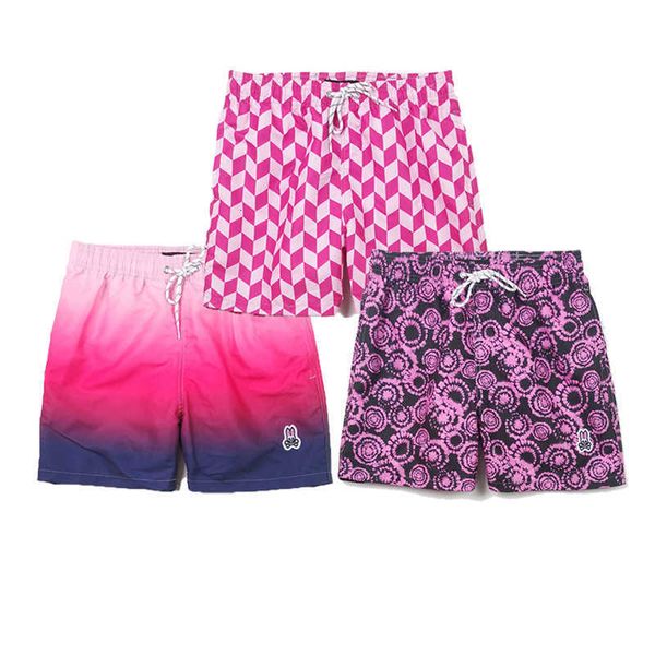 

psychos shorts bunnys pants womens men's skull rabbit print multi pocket ins fashion hip hop skateboarding casual street crtz loose sty, White;black