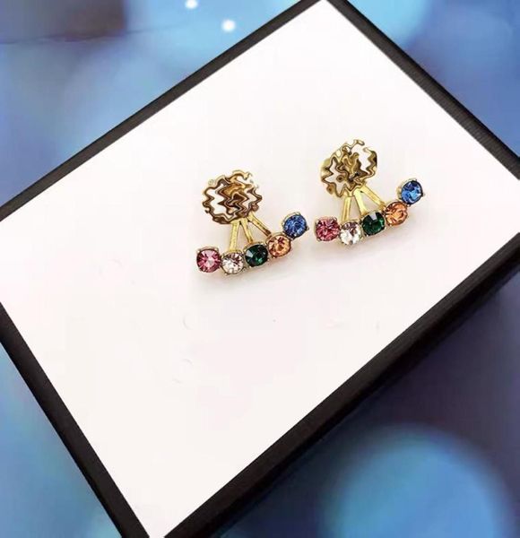 

fashion women earings jewelry luxurys designers earrings brands gold ear studs designer pearl earrings 925 des boucles doreilles 26440984, Golden;silver