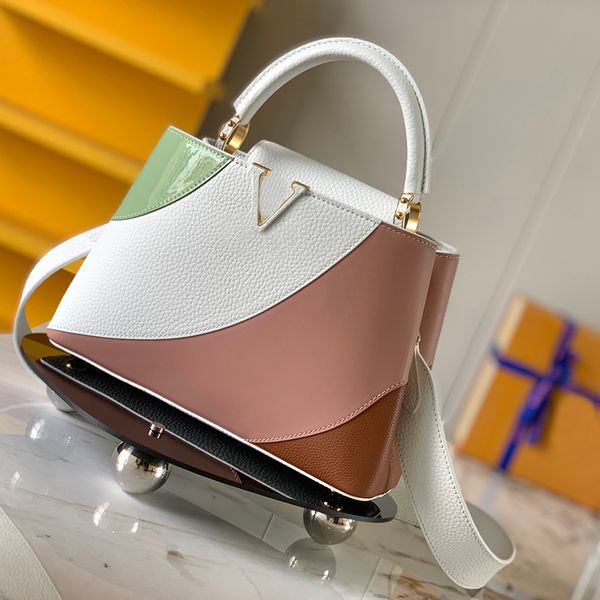 

10a 21 cm designer bags woman tiny handbag luxury crossbody tote bag fashion lady pochette single shoulder bag leather lv075
