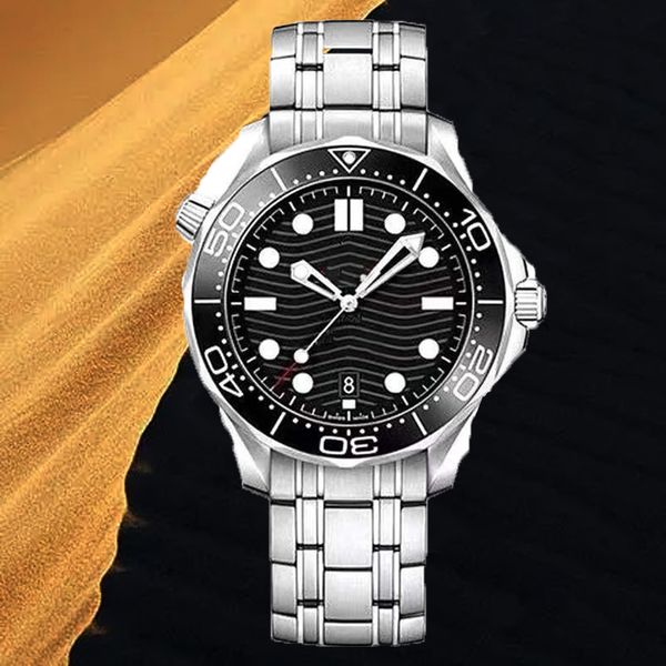 

omeg 2813 movement automatic machinery wrist watches for men new dial master watches 41mm sapphire work watch luxury brand luminous folding, Slivery;brown