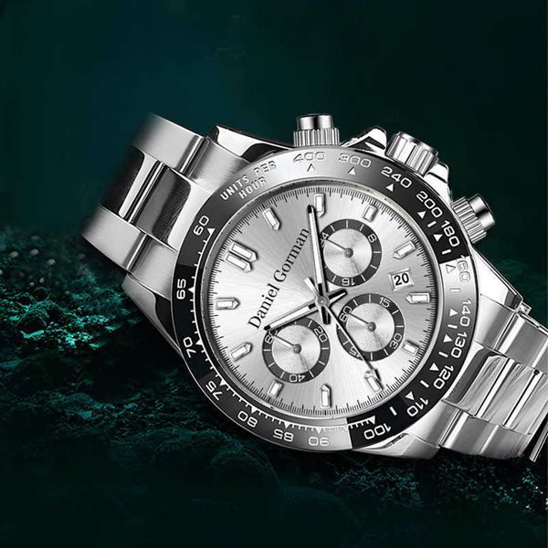 

luxury r olax watches price gorman watch ditona men's waterproof luminous fashion multi function quartz with gift box, Slivery;golden