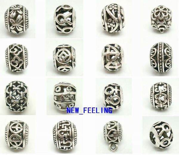 

50pcslot round spacer charms for jewelry making diy beads for european bracelet whole in bulk low 9787809, Black