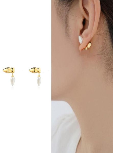 

designer charm pearl studs earrings for women lovers party earring jewelry engagement gift with box nrj 4 99xf8237520, Golden;silver