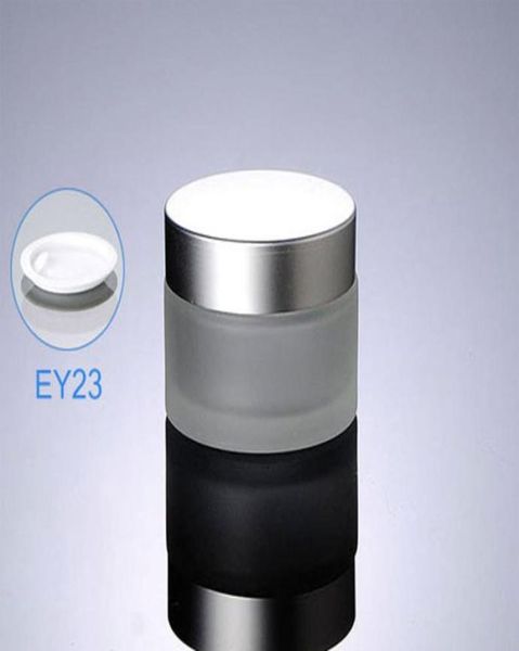 

300pcslot 50g50ml frosted glass cream jarglass bottle with silver lids cosmetic containercosmetic packaging9629534
