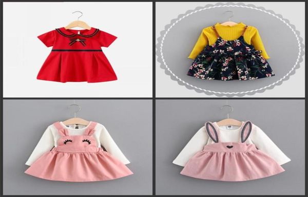 

trendy toddler girl clothes spring designer newborn baby cute dresses for little baby girls outfit clothes 509 y27546512, Red;yellow