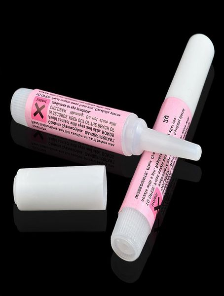 

5pcs strong adhesiv mini beauty nail glue false art decorate tips acrylic glue nail accessories 2g 462724, Red;pink