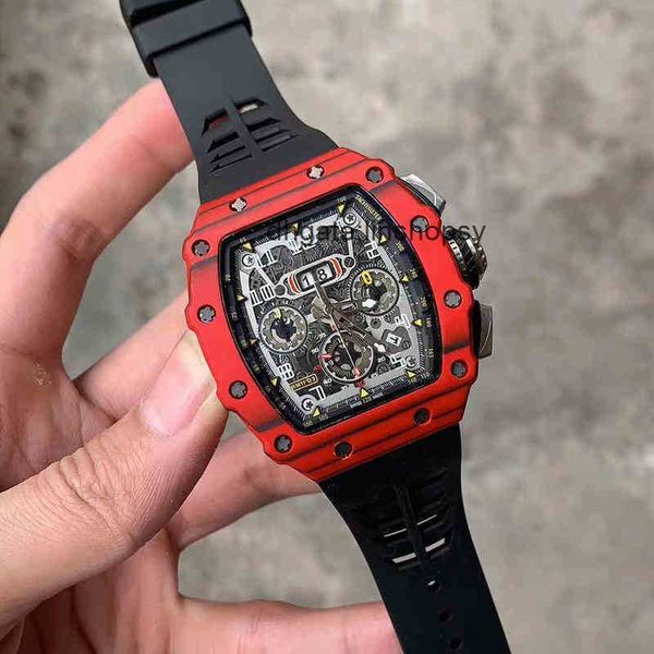 

aricha milles business leisure carbon fiber mens automatic mechanical watch multifunctional atmospheric hollow wine barrel o086, Slivery;golden
