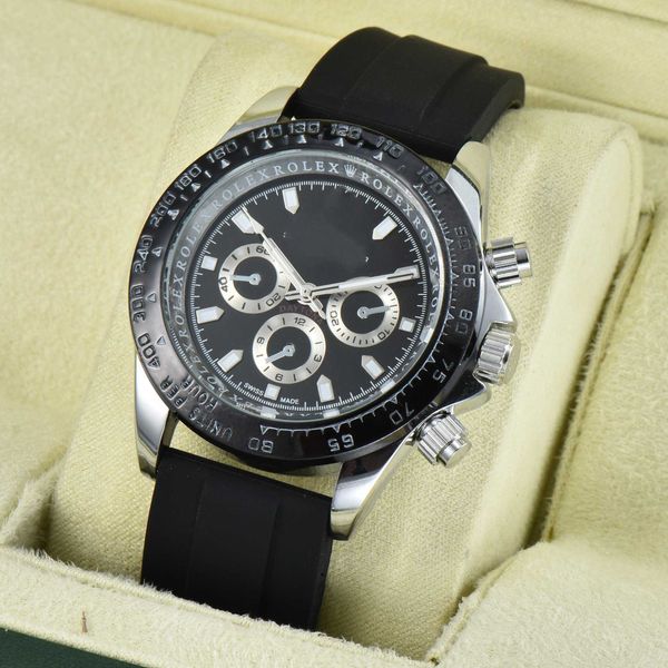 

luxury r olax watches price 2023 elling business rubber band quartz watch with gift box, Slivery;golden