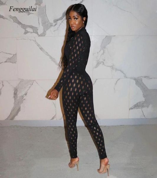 

streetwear white black rompers womens jumpsuit female one piece outfits long sleeve bodycon ladies women women039s jumpsui1622656, Black;white