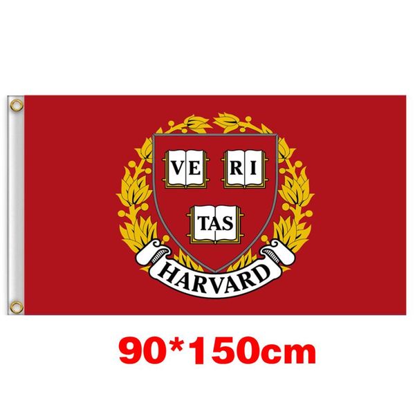 

harvard crimson university college flag 150cm90cm 3x5ft polyester custom any banner sports flag flying home garden outdoor9105646
