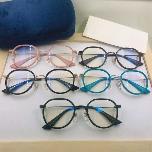 

sunglasses 2023 new netizen circular glasses for women in korean version trendy face slimming anti blue 0691, White;black