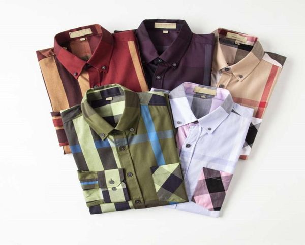 

designers mens dress shirts business fashion casual classic long sleeve shirt brands men spring slim fit chemises de marque clothi4349463, White;black