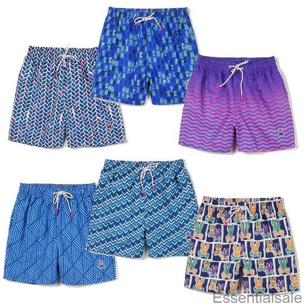 

mens womens designer psychos shorts clothing apparel bunnys pants cotton skull rabbit sports fashion short street style tide knee length ani, White;black