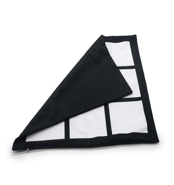 

4040cm blank sofa gridview back cushion cover polyester peach skin throw pillow sofa home decorative sublimation pillowcase cover4573390, Blue