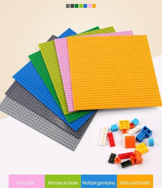 

base plate 3232 16x32 16x16 dots base building blocks baseplate diy plastic plate base classic brick accessories kids toy6504067