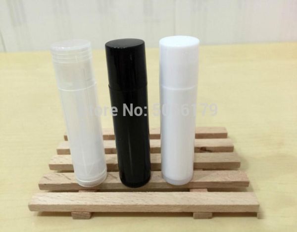 

5mlg blackwhitetransparent cosmetic lip balm tube plastic makeup beauty tool lipstick container concealer storage bottle7711258