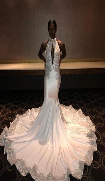 

2019 new long black girls prom dress mermaid appliques formal pageant holidays wear graduation evening party gown custom made plus8719256