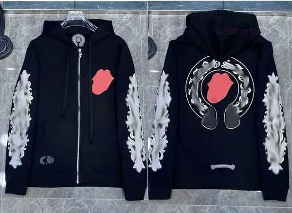 

luxury hoodie men's luxury hoodie hip hop styley37m, Black