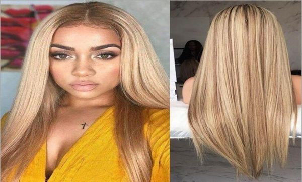 

glueless lace front blond human hair bob wigs with baby hair pre plucked 60 blonde short brazilian full lace wig virgin hair7976888, Black;brown
