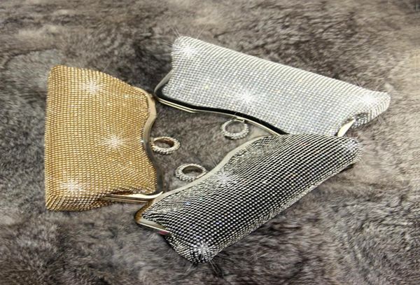 

2019 bridal hand bags diamond girls annual meeting dress bags bride bridesmaid ball bag water diamond women formal party accessori9610228, Black