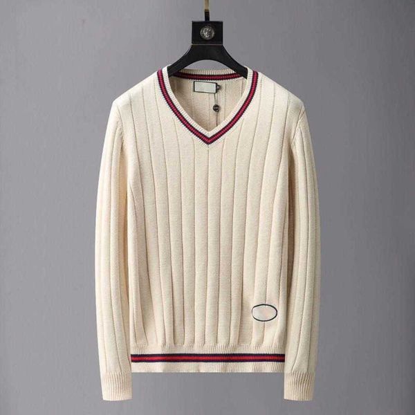 

winter wool knitwear womens sweaters designer sweater women pullovers warm undercoat tb classic embroidery kint shirt, White;black