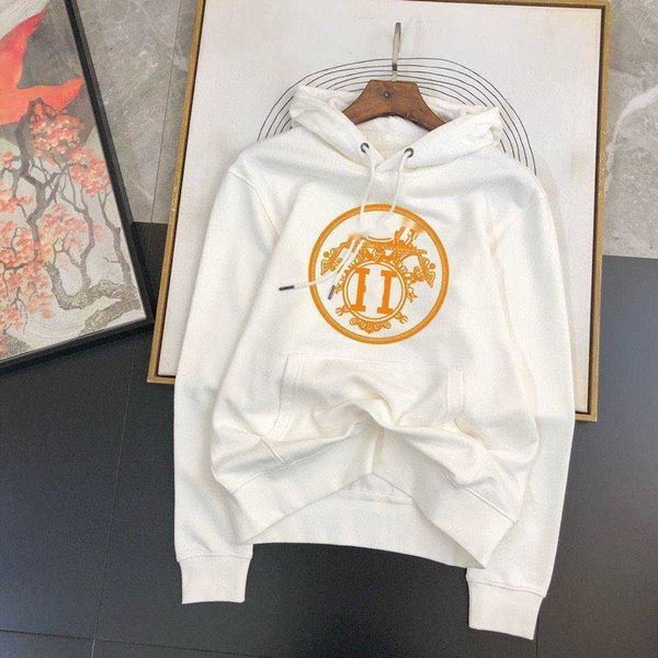 

luxury designer hoodie mens pullover jacket hms printed hooded sweater men women sweatshirt cotton hoodies plus size clothing 4xl 5xl, Black