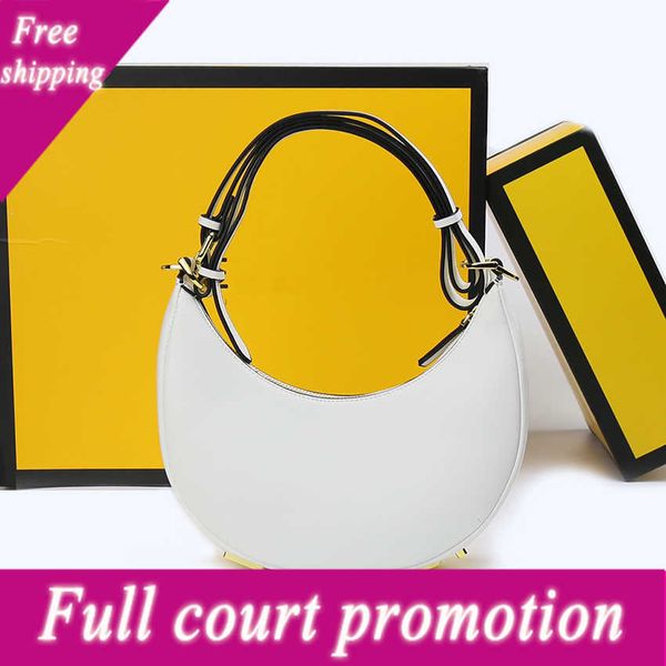 

digner bags shoulder bag handbag women's fashion bagsg cross body half moon luxuri genuine leather classic retro wallet handle square p