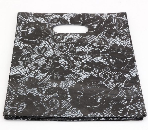 

sell jewelry pouches 200pcs 20x25cm black lace plastic bags jewelry gift bag 5038101, Pink;blue