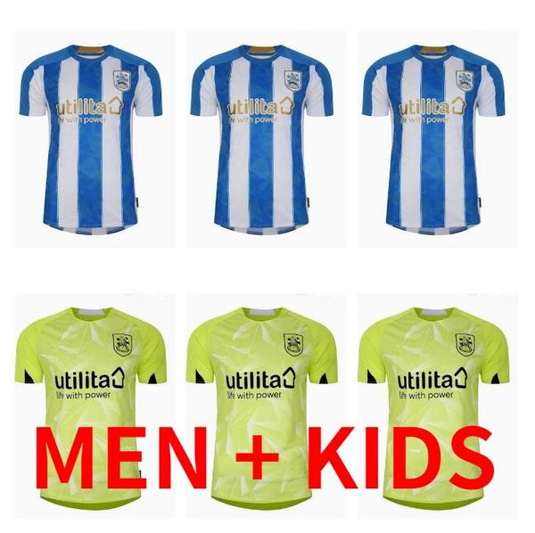 

23 24 huddersfield town 2023 soccer jerseys home away rhodes 9 headley 48 koroma 10 diarra 35 kasumu 18 rodoni 22 jersey football shirts, Black;yellow