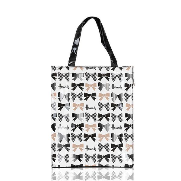 

bow tie shoulder bag student study bag tutoring bag tote bag waterproof pvc handbag storage bag commuting bag