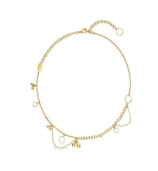 

classic design bracelet for woman flower element with chain tail adjustable size bracelets fashion trend necklace8315035, Golden;silver