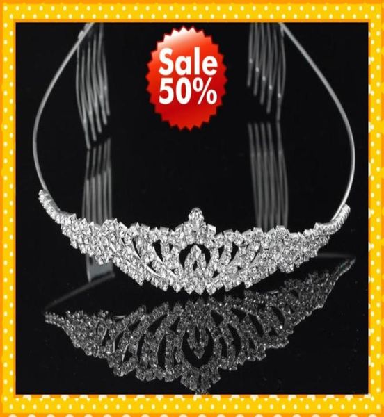 

fashion headband hair clips crystala jewelry bridal hair wedding brides romantic rhinestone wear beautiful good sell1523069, Silver