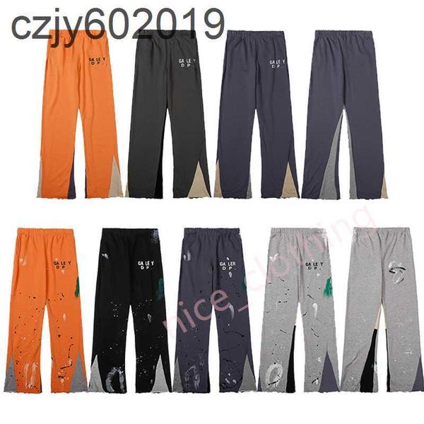 

men's pants mens designer pants galleries pants depts sweatpants letter print mens womens couple loose versatile casual pants straight, Black