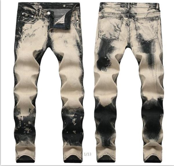 

men039s distressed ripped skinny jeans fashion mens jeans slim motorcycle moto biker mens denim pants hip hop men jeans 16011599557, Blue