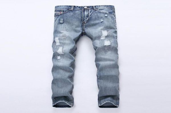 

men039s jeans ripped hiphop men trousers street skinny denim pants fashion casual dropship for male9948428, Blue
