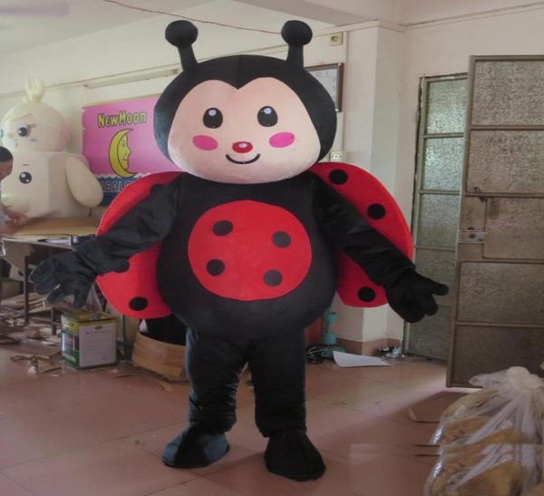 

2019 ladybug mascot costume for to wear3540060, Red;yellow