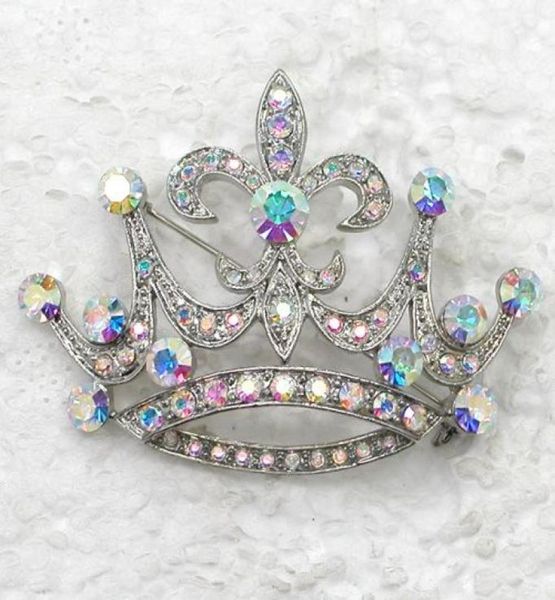 

whole rhinestone crown pin brooches pendant c101932012349949003, Gray