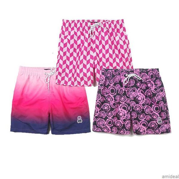 

psychos shorts bunnys pants womens men's skull rabbit print multi pocket ins fashion hip hop skateboarding casual street crtz loose sty, White;black