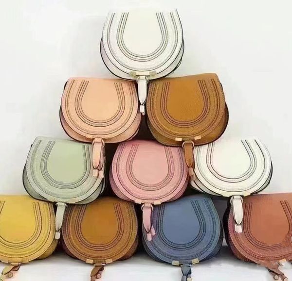 

luxury designer bag marcie saddle bag wallet famous satchel shoulder bag handbag genuine leather women men purses tote crossbody bags