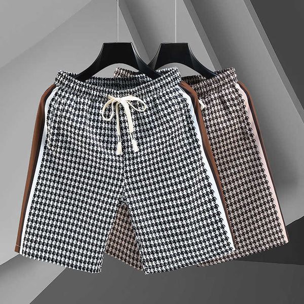 

shorts for men in trend high-end sports shorts for men in summer large shorts for men versatile for wearing on the outside five piece pajama, White;black